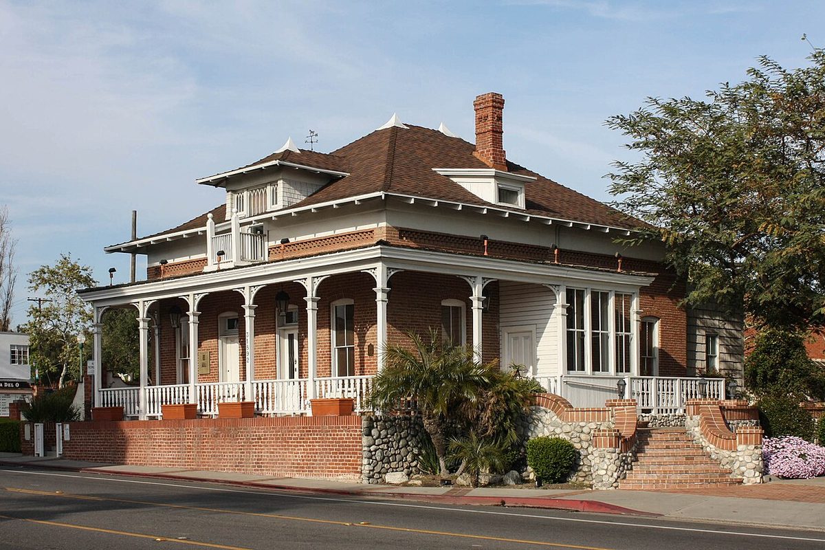 The historic 1883 Judge Richard Egan House in San Juan Capistrano, California