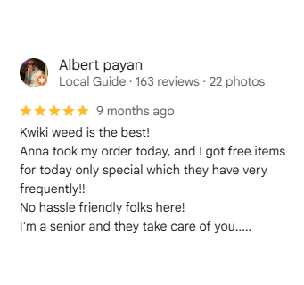 Customer review from Albert P.