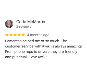 Customer review from Carla M.