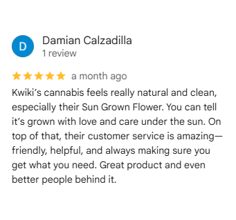 Customer review from Damian C.