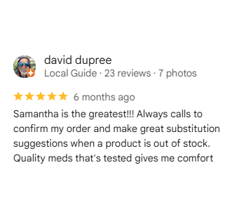 Customer review from David Dupree