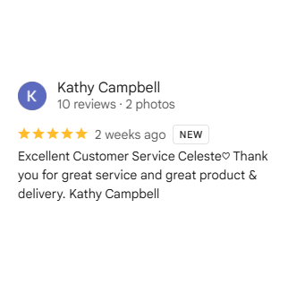 Customer review from Kathy C.