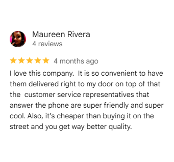 Customer review from Maureen R.