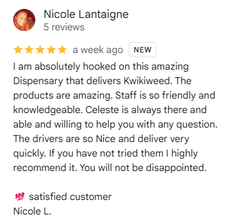 Customer review from Nicole L.